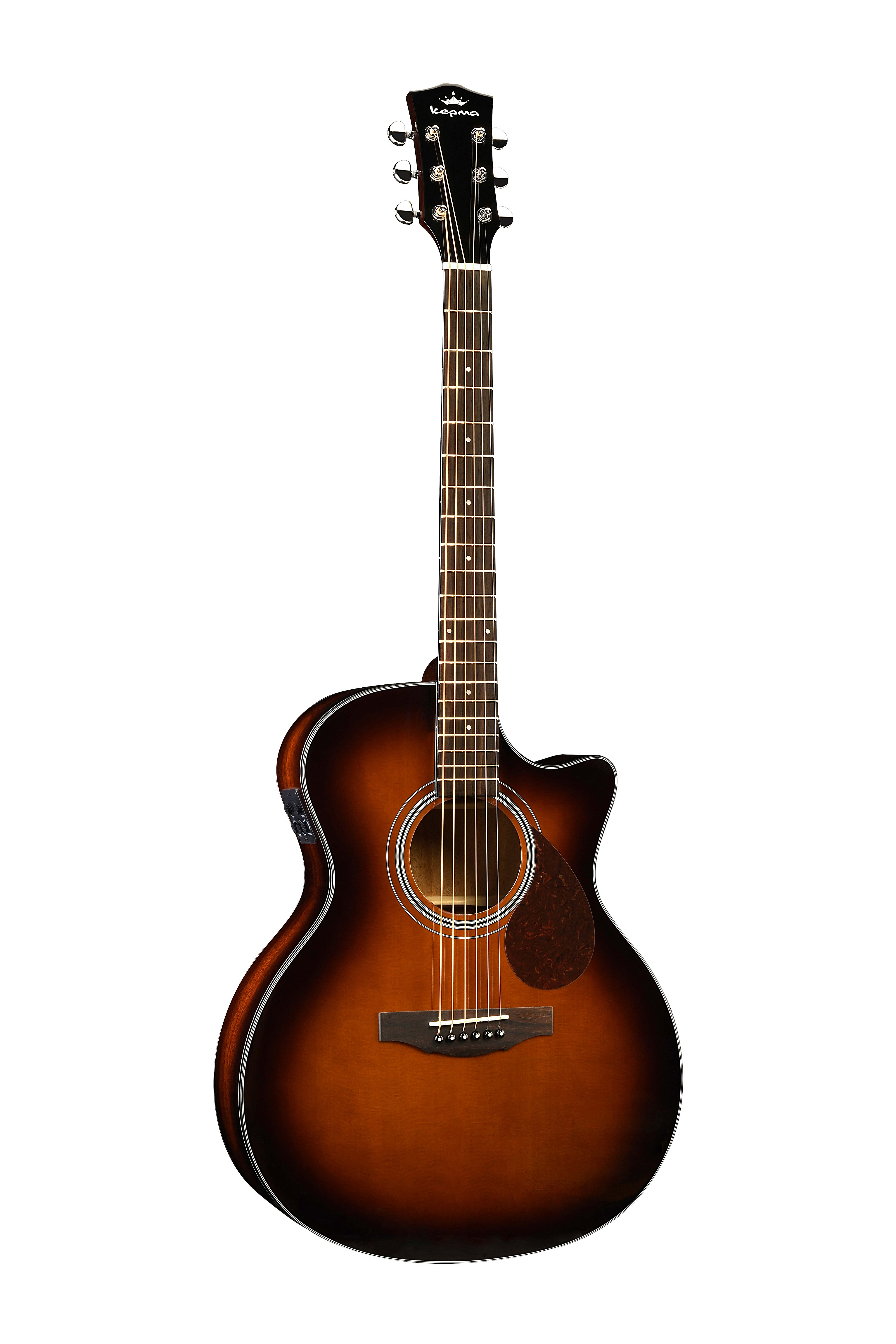 KEPMA F0E-GA Top Gloss Cherry Sunburst | Гитары Kepma